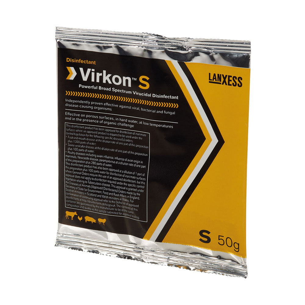 Virkon S Disinfectant 50g sachet