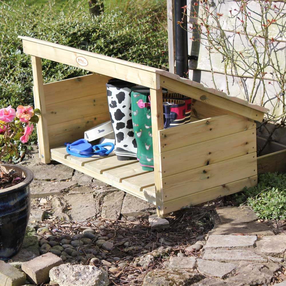 Wooden Welly Boot Shelter