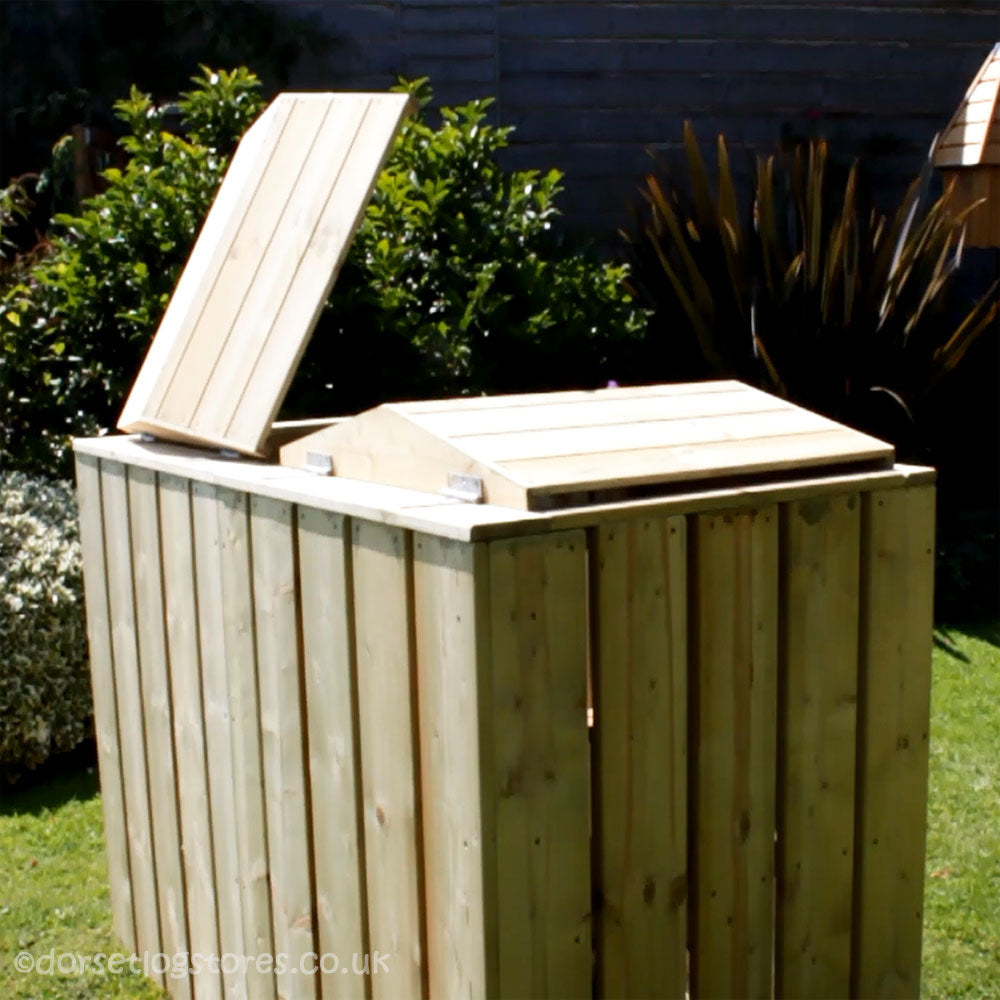 Rear view of Wheelie Bin stores