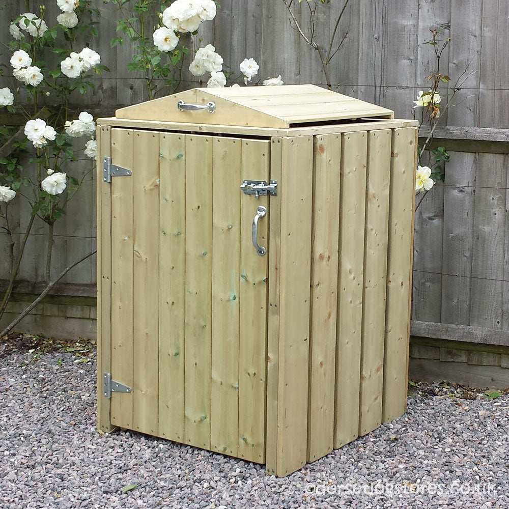 Wooden Recycling Bin and Box Store