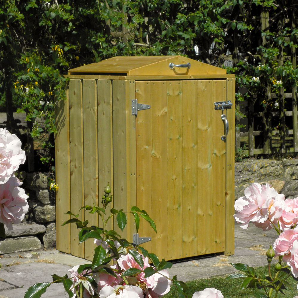 Single Wheelie Bin Store in the garden