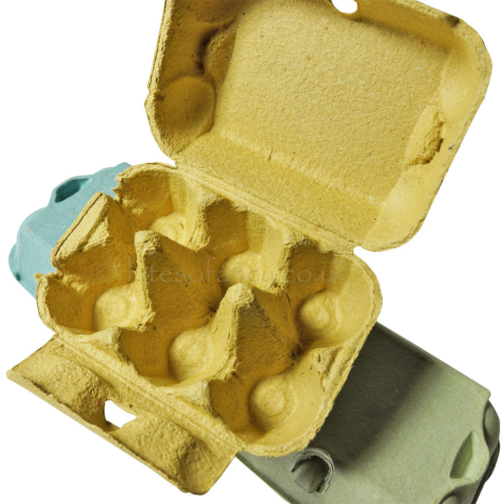 Plain Coloured Egg Boxes, Pale Yellow