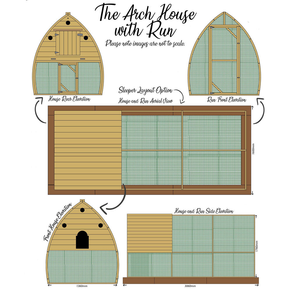 Schematic of Arch Houses