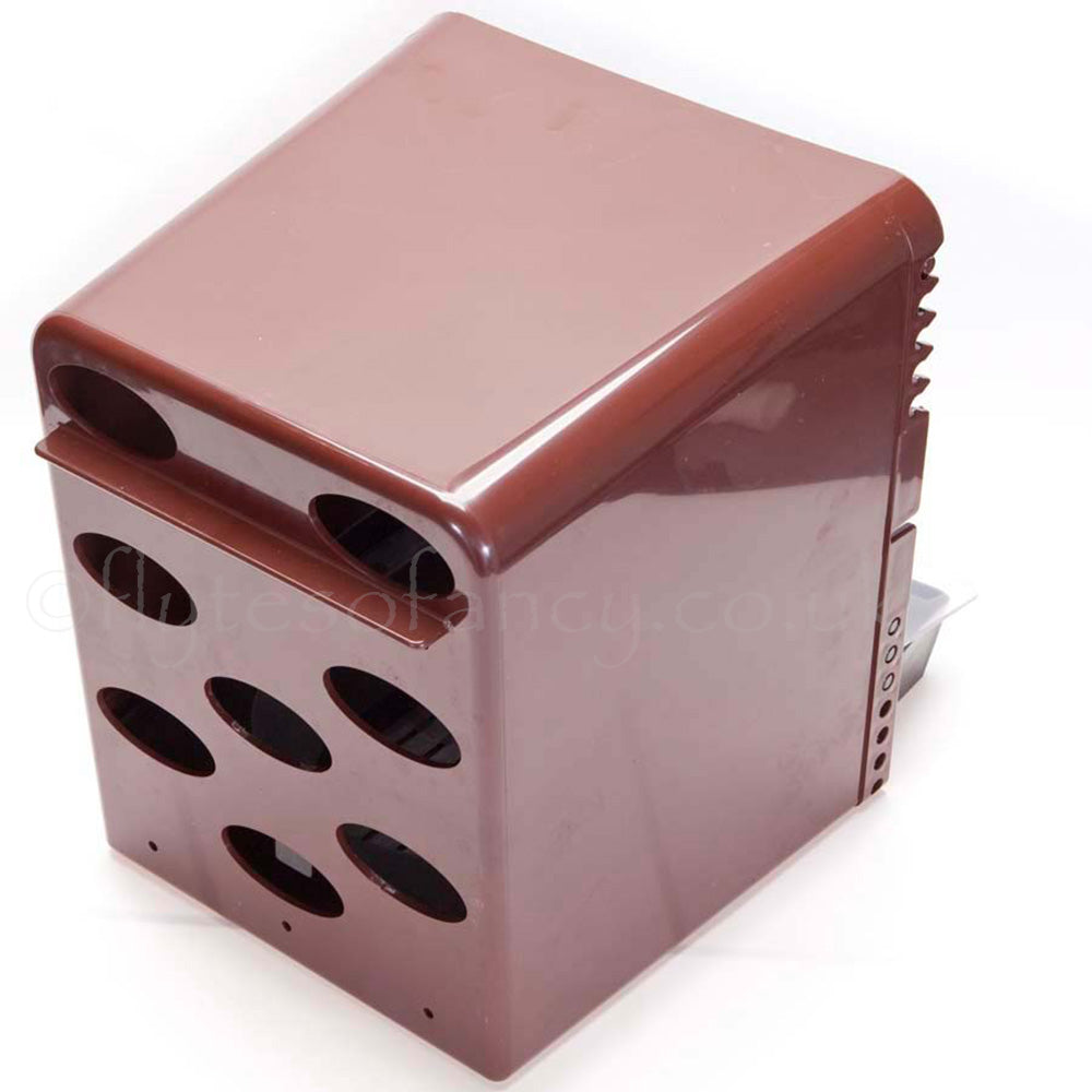 Rear view ChickBox Rollaway Plastic Nest Box