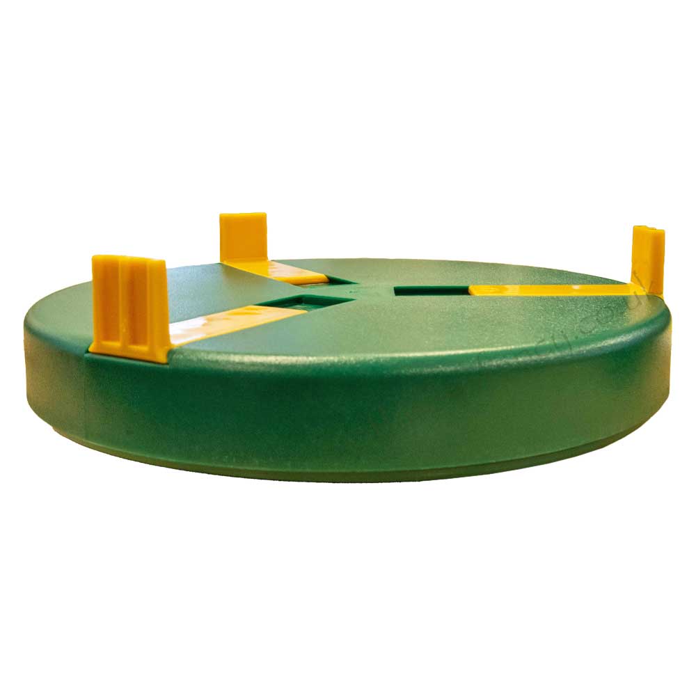 Side view Electric Heater plate for poultry drinkers
