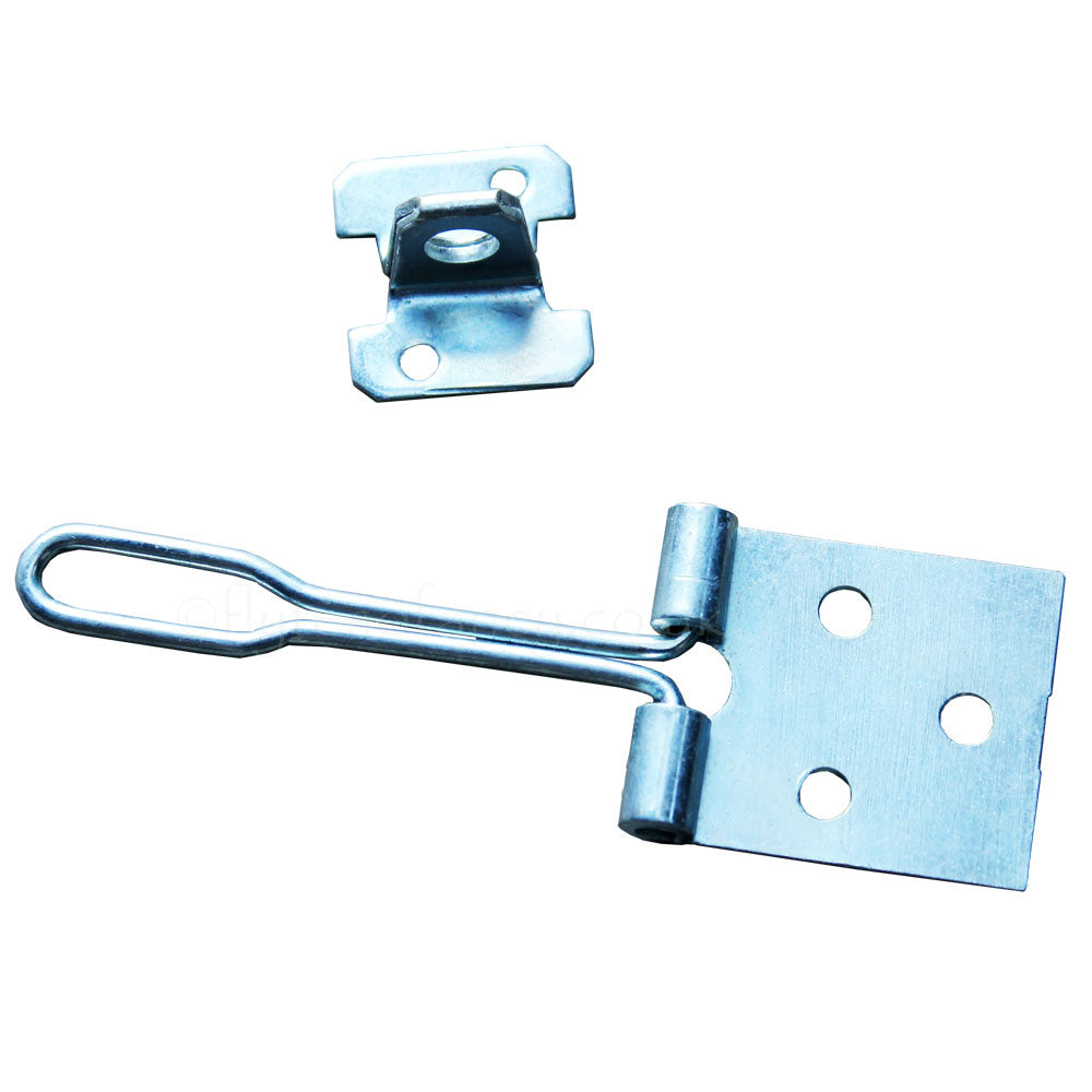 Bright Zinc Light Wire Hasp & Staple