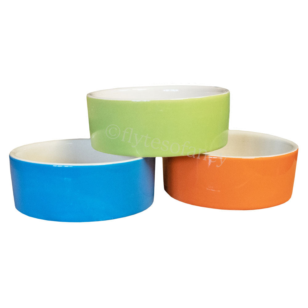 Small Ceramic Pet Food & Water Bowl