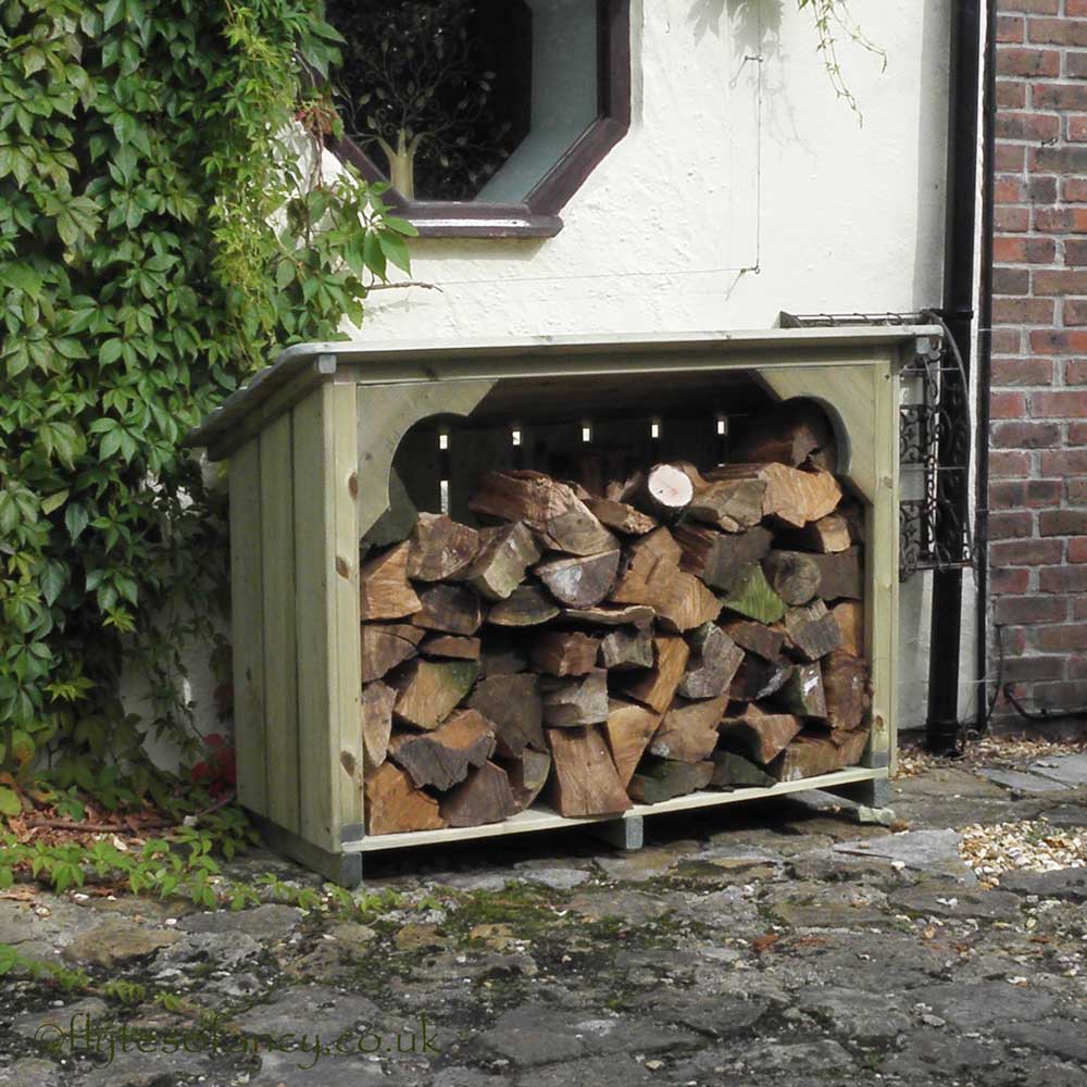 Melbury Log Store, 4ft wide, under window