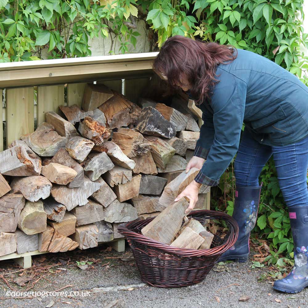 Melbury Log Store (4ft wide)