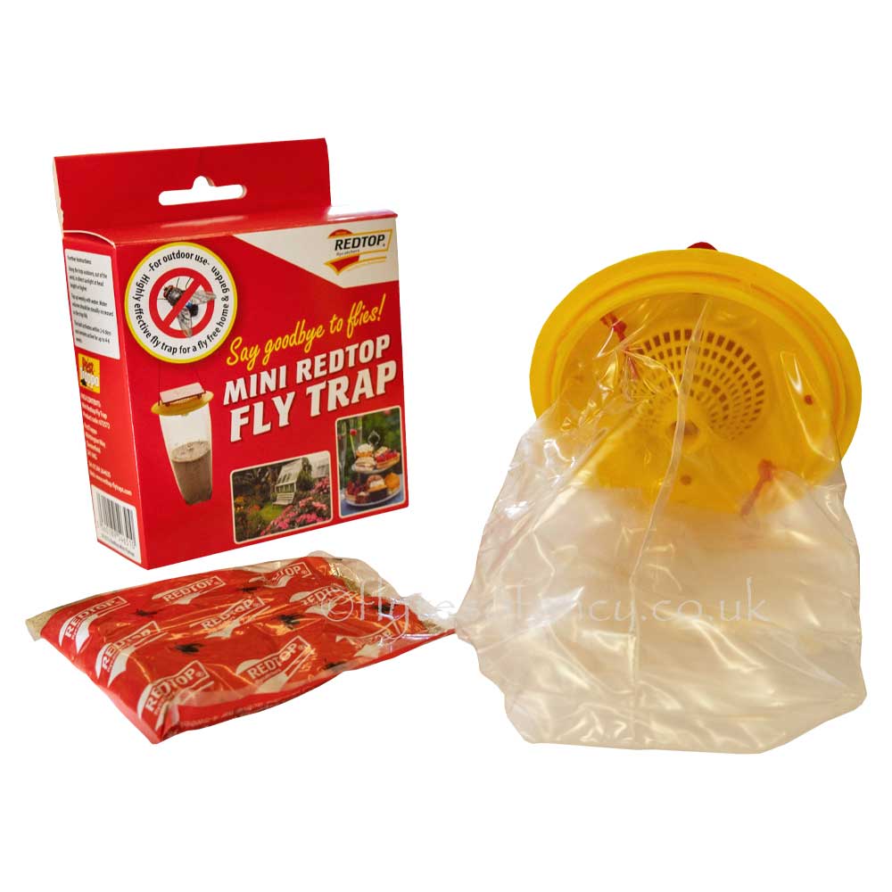 Contents of box Redtop Mini Fly Trap